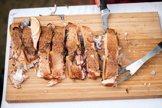 Fisch, Flammlachs