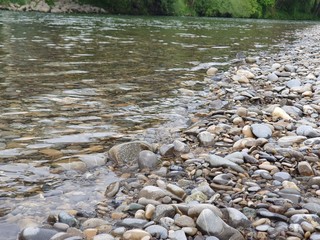 river in the mountains