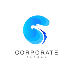 eagle logo ,professional flight icon