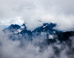 abstract cloud and mountain