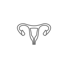 health, gynecology, vagina, uterus. Element of health icon. Thin line icon for website design and development, app development. Premium icon