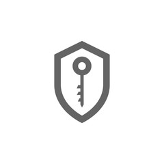 Shield icon. Element of internet security icon. Premium quality graphic design icon. Signs and symbols collection icon for websites, web design, mobile app