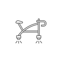 Cycle, technology icon. Element of future world icon. Thin line icon for website design and development, app development. Premium icon