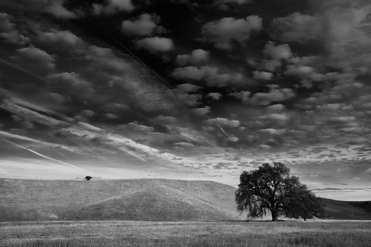 Clouds Over Ranch In Paso Robles California