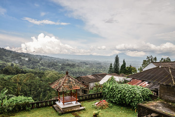 Panorama of beautiful mountains