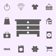 place of furniture store icon. signs of pins icons universal set for web and mobile