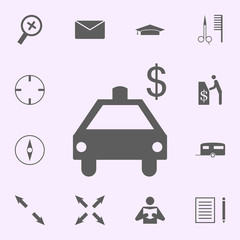 car sale place icon. signs of pins icons universal set for web and mobile
