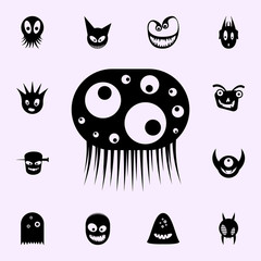 monster icon. monsters icons universal set for web and mobile