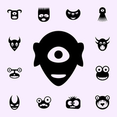 monster icon. monsters icons universal set for web and mobile