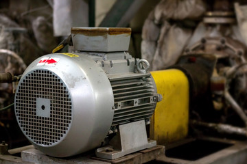 pump motor  in the factory