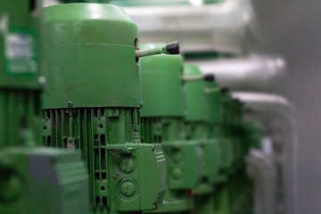 pump motor  in the factory