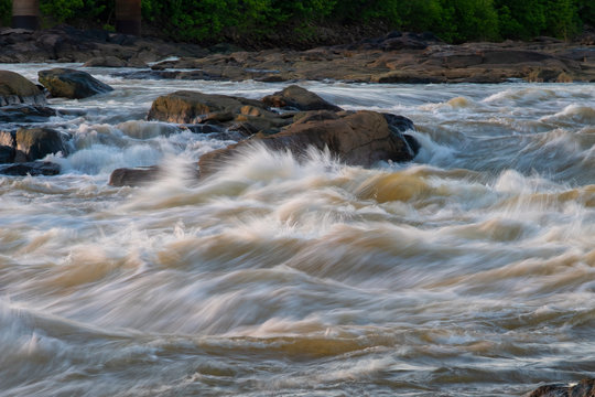 Rapids on the Chattahoochee River at Columbus, GA and Phenix, AL