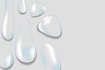 Water drops background