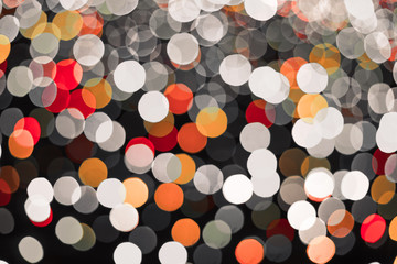 Circular colors bokeh abstract background