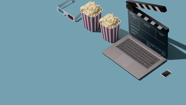 Online movie streaming and cinema