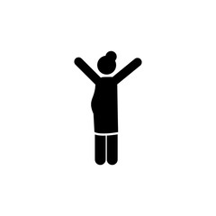 Happy, young, mother, pregnant, spouse icon. Element of maternity icon. Premium quality graphic design icon. Signs and symbols collection icon for websites, web design, mobile app