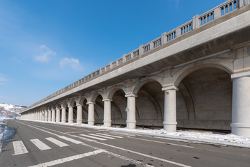 Wakkanai North Breakwater Dome in Japan