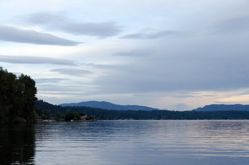 Sunset at Sammamish Landing