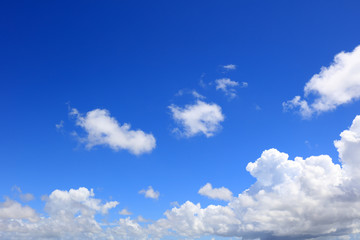 沖縄上空のさわやかな空