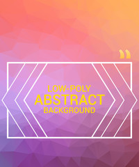 low poly abstract background