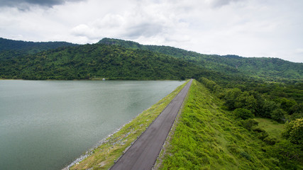 water reservoir dam in thailand