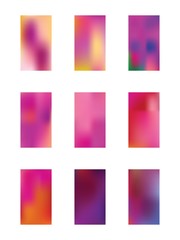 Fototapeta premium The good set of background illustrations design.