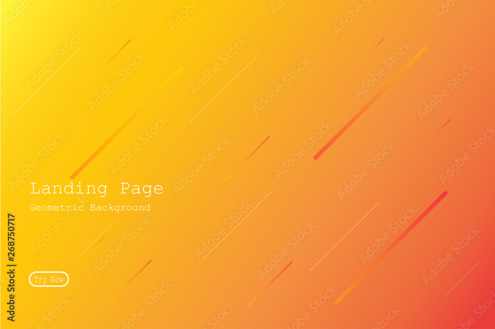Canvas Prints colorful geometric background with gradient motion shapes composition. eps10