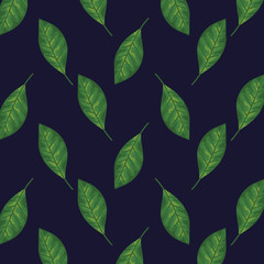 exotic leaves plants style background