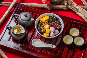 中国茶セット　Chinese tea set of beauty and health