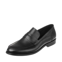 Men classic elegance shoes white isolated background