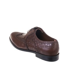 Men classic elegance shoes white isolated background