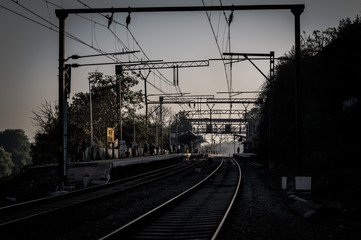 Obraz na płótnie Canvas train station