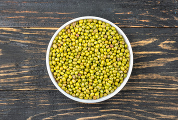 Mung beans in bowl