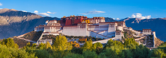 Potala palace in Tibet of China