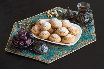 Eid and Ramadan Dates Sweets - Arabian cuisine.