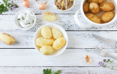 Pellkartofflen Kartoffeln frisch 