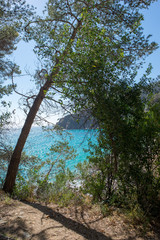 The creek llorell by the way of round, Tossa de mar