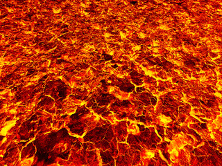 red lava and texture background.