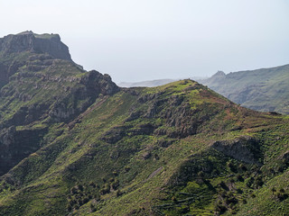 High Tenerife Mountains Masca Village Area Stock Picture