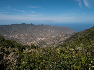 Fototapeta na wymiar High Tenerife Mountains Masca Village Area Stock Picture