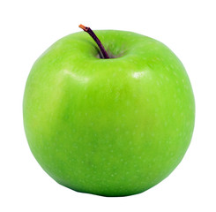 Green apple, isolated on white background