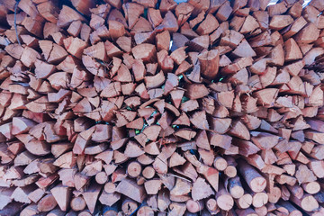 Wood that is stacked together