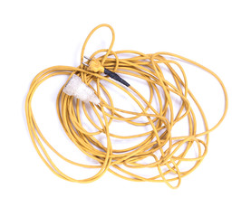 Extension cord, old and probably not safe anymore