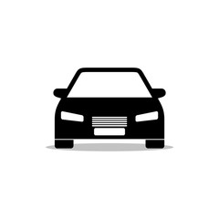 Black Car logo sign icon
