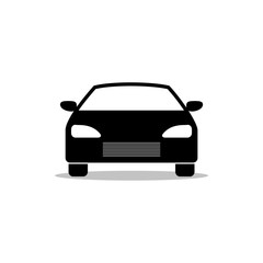 Black Car logo sign icon