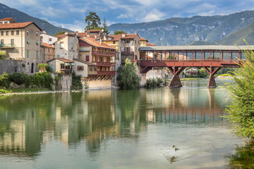 Fototapeta premium Bassano bridge landscape