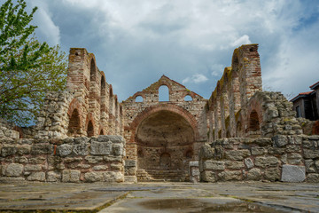 Ruins in the Old City of Nessebar in Bulgaria