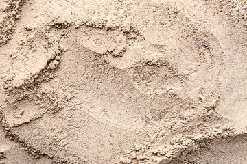 Texture of cosmetic clay, closeup