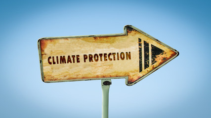 Street Sign to CLIMATE PROTECTION