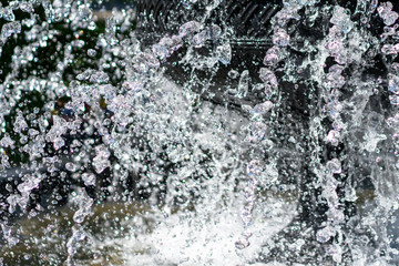 water splash as abstract background